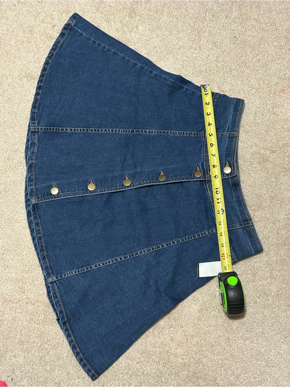 Draper James - Blue Denim Skater Skirt - Picture 10 of 11